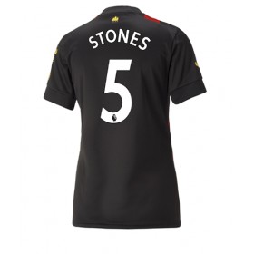 Damen Fußballbekleidung Manchester City John Stones #5 Auswärtstrikot 2022-23 Kurzarm